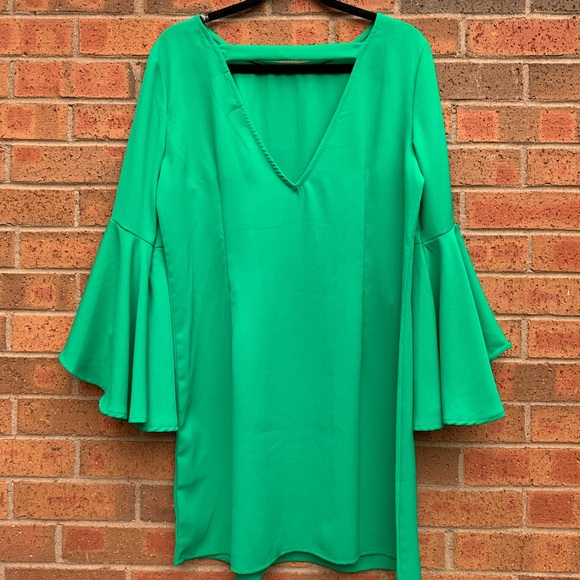 Impressions Bright Emerald cocktail dress. New with tags - Picture 3 of 3